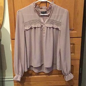 Blush/Taupe blouse size M